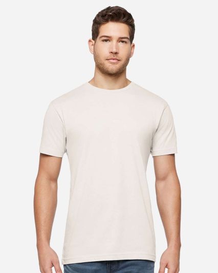 LA T 6901ECO UNISEX ECO TEE in Eggshell