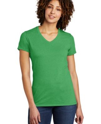 Allmade AL2018     Women's Tri-Blend V-Neck Tee in Enviro green