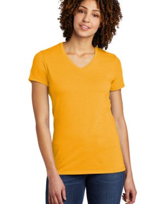 Allmade AL2018     Women's Tri-Blend V-Neck Tee in Orngufancy