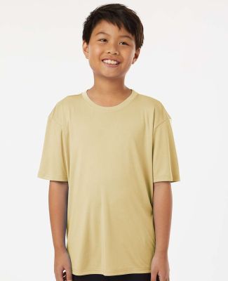 Allpro 48000Y Pro-Lock Youth Performance T-Shirt in Vegas gold