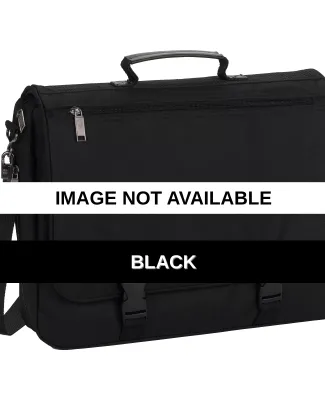 U1011 UltraClub® Classic Polyester Briefcase Black