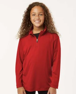 Allpro 41870Y Pro-Lock Youth Performance Quarter-Z in Red