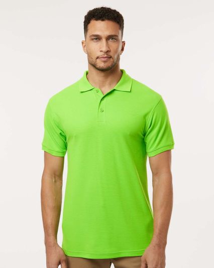 Allpro 62800 Pique Polo in Lime