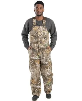 Berne Apparel B415T Tall Heritage Insulated Bib Ov in Realtree edge