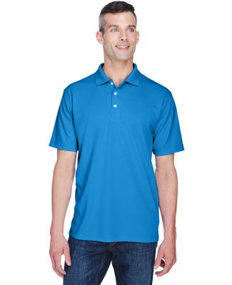 8445 UltraClub® Men's Cool & Dry Stain-Release Pe in Pacific blue