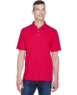 8445 UltraClub® Men's Cool & Dry Stain-Release Pe in Red