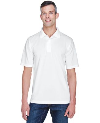 8445 UltraClub® Men's Cool & Dry Stain-Release Pe in White