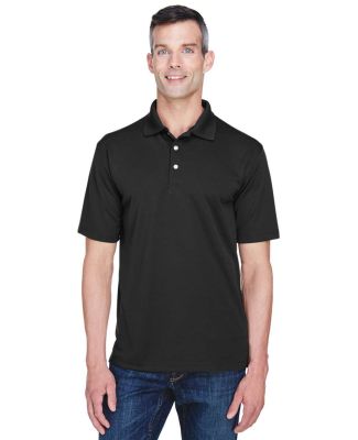 8445 UltraClub® Men's Cool & Dry Stain-Release Pe in Black