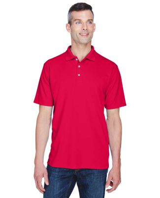 8445 UltraClub® Men's Cool & Dry Stain-Release Pe in Red