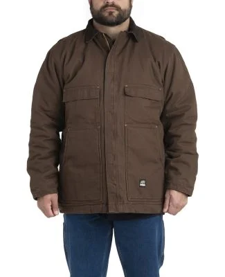 Berne Apparel CH377T Tall Highland Washed Chore Co in Bark