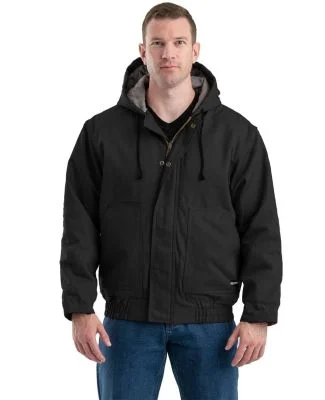 Berne Apparel FRHJ01T Tall Flame-Resistant Hooded  in Black