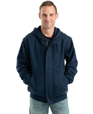 Berne Apparel FRSZ19T Tall Flame-Resistant Hooded  in Navy