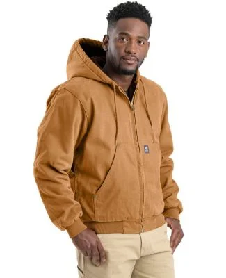 Berne Apparel HJ375T Tall Heartland Washed Cotton  in Brown duck