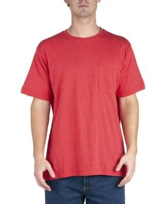 Berne Apparel BSM38 Lightweight Performance Pocket in Deep red