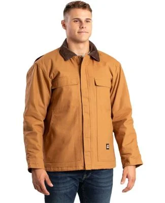 Berne Apparel CH416 Heritage Chore Coat in Brown duck