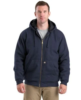 Berne Apparel SZ612 Glacier Full-Zip Hooded Jacket in Navy