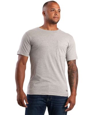 Berne Apparel BSM76 Lightweight Performance T-Shir in Grey