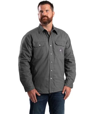 Berne Apparel SH67 Caster Shirt Jacket in Slate