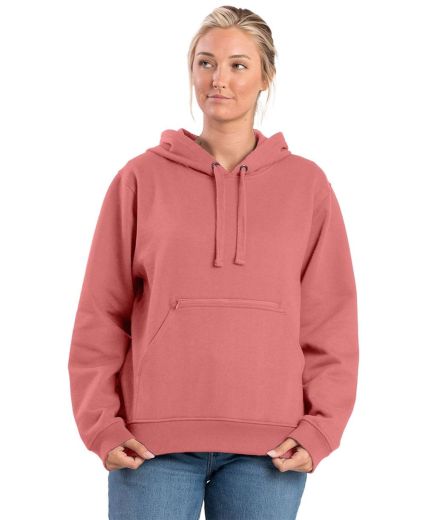 Berne Apparel WSP418 Women's Heritage Zippered Poc in Pink plume heather