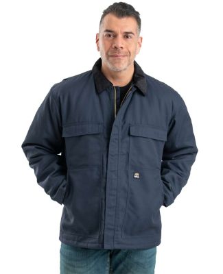 Berne Apparel CH414 Heritage Twill Chore Jacket in Navy