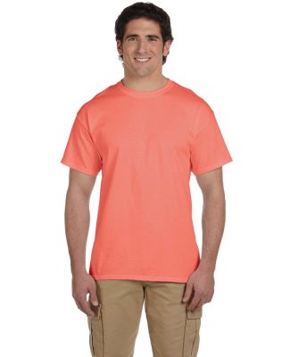 Fruit of the loom 3930R 3931 Adult Heavy Cotton HD in Retro heather coral