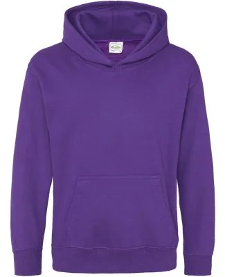 AWDis JHY001 Youth Hooded Sweatshirt in Purple