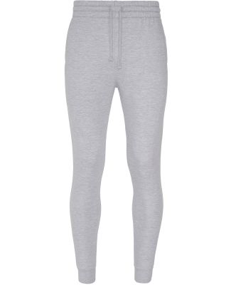 AWDis JHA074 Tapered Jogger Pants in Heather grey