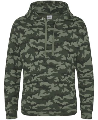 AWDis JHA014 Camo Hoodie in Green camo