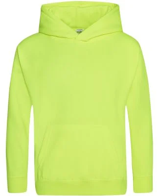 AWDis JHY004 Youth Electric Pullover Hooded Sweats in Electric yellow