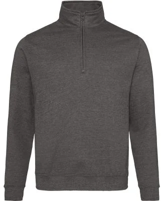 AWDis JHA046 Sophomore Quarter-Zip Pullover Fleece in Charcoal