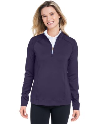 Fairway & Greene F12250 Women's Wells Quarter-Zip  in Eclipse/ white