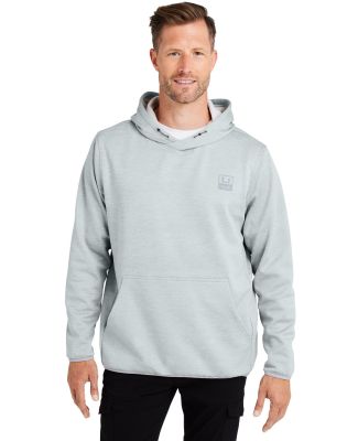HUK  H130093 Performance Hooded Fleece Sweatshirt in Harbor mist heather