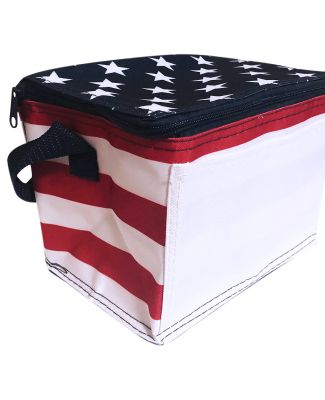 OAD Bags OAD5051 Americana Cooler in Red/ white/ blue