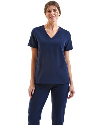 Onna NN310 Women's Invincible V-Neck Stretch Scrub in Navy