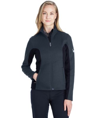 Spyder 187335 Women's Constant Full-Zip Sweater Fl in Frontier/ black/ white