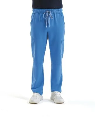Onna NN500 Relentless Stretch Cargo Scrub Pants in Ceil blue