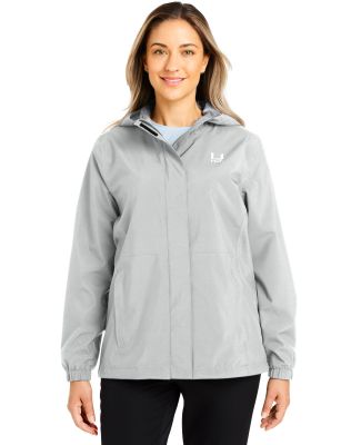 HUK  H640027 Women's Storm Rain Jacket in Harbor mist