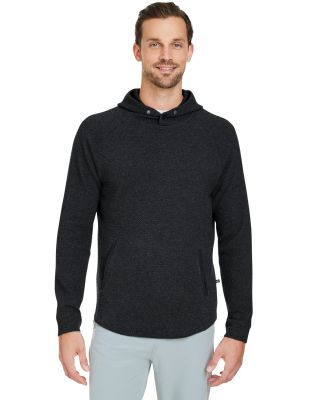 Swannies SWC100 Camden Hooded Pullover in Black/ heather