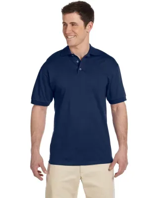 Jerzees J100 Adult Cotton Jersey Polo in J. navy