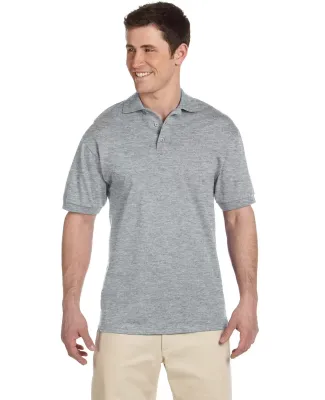 J100 Jerzees Adult Cotton Jersey Polo Athletic Heather