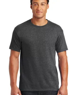 Jerzees 29 Adult 50/50 Blend T-Shirt in Black heather