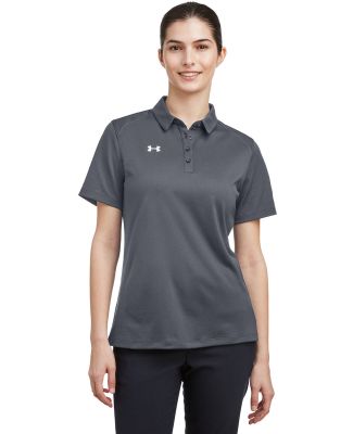 Under Armour 1370431 Women's Tech™ Polo in Cs grey light heather/ white