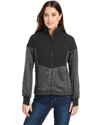 Spyder S17741 Women's Passage Sweater Jacket in Polar powdr/ black