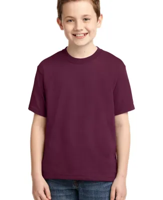 29B Jerzees Youth Heavyweight 50/50 Blend T-Shirt in Maroon