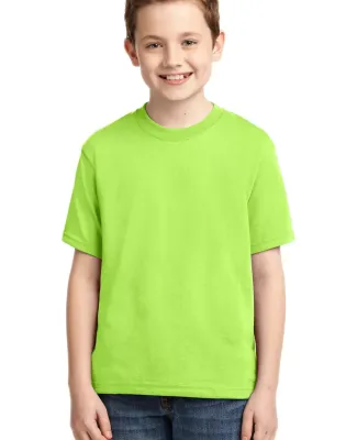 29B Jerzees Youth Heavyweight 50/50 Blend T-Shirt in Neon green
