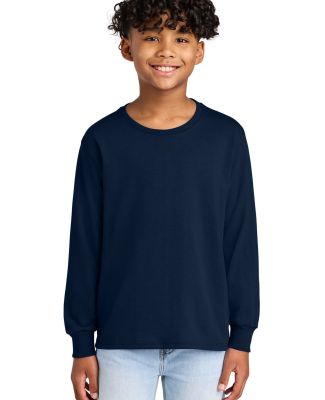 29BL Jerzees Youth Long-Sleeve Heavyweight 50/50 B in J. navy