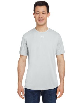 Under Armour 1376842 Team Tech™ T-Shirt in Mod grey light heather/ white