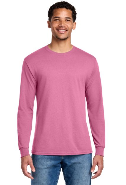 29LS Jerzees Adult Long-Sleeve Heavyweight 50/50 B in Azalea