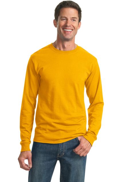 29LS Jerzees Adult Long-Sleeve Heavyweight 50/50 B in Gold