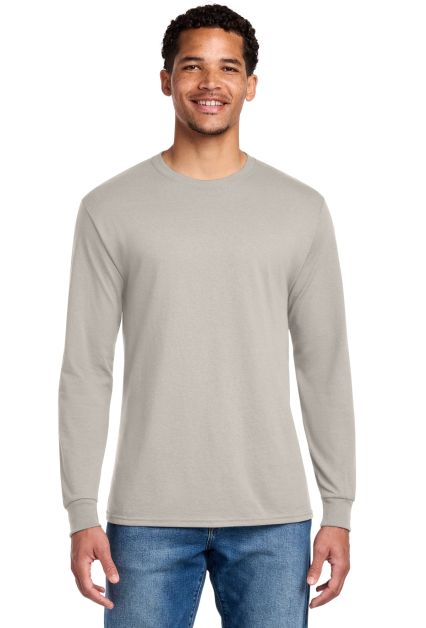 29LS Jerzees Adult Long-Sleeve Heavyweight 50/50 B in Sandstone